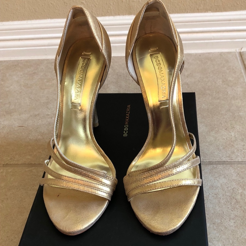 PARTY TIME: BCBG Strappy Heels